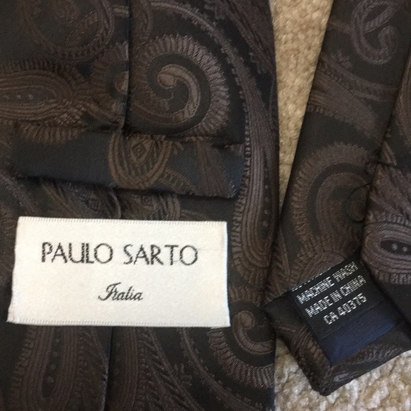 Paulo Sarto Paisley Tie - Picture 5 of 5